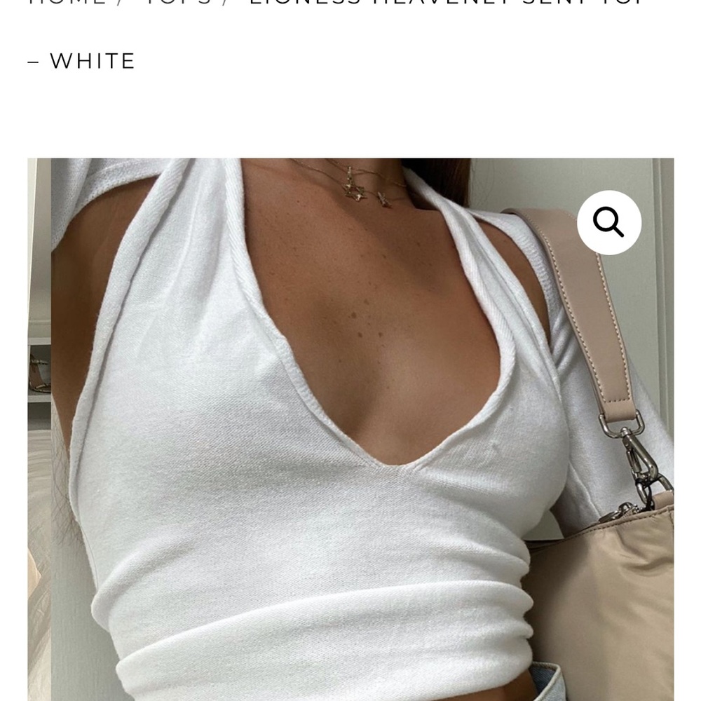 Princess Polly Heavenly Sent Top White - Picture 2 of 4